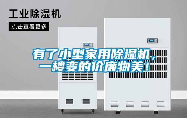 有了小型家用除濕機，一樓變的價廉物美！