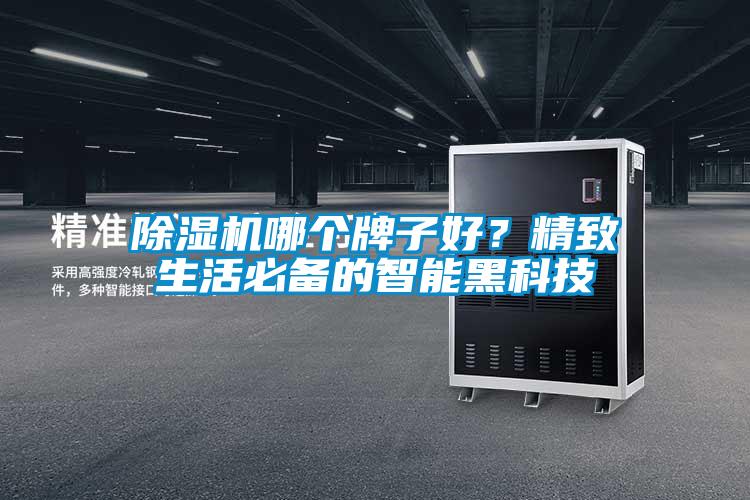 除濕機哪個牌子好？精致生活必備的智能黑科技