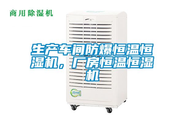 生產(chǎn)車間防爆恒溫恒濕機,廠房恒溫恒濕機