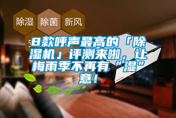 8款呼聲最高的「除濕機(jī)」評(píng)測(cè)來啦,讓梅雨季不再有“濕”意!