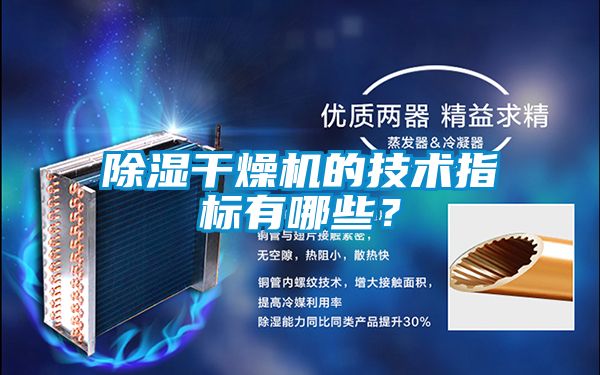 除濕干燥機(jī)的技術(shù)指標(biāo)有哪些?